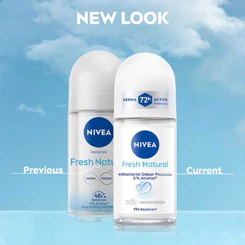 Buy NIVEA Fresh Natural Anti Roll-On Deodorant 72H Protection