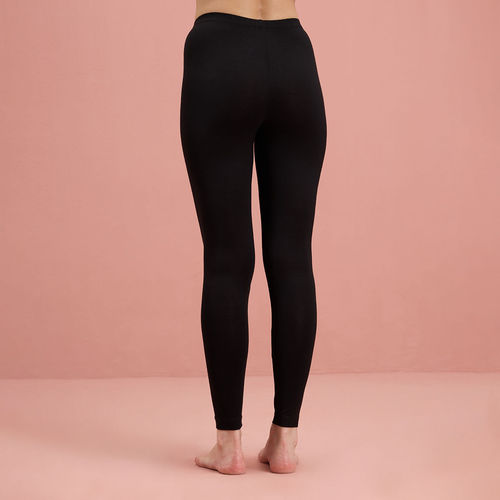 Ultra Light and Soft Thermal Leggings that stay hidden under clothes-NYOE06  Black (M)