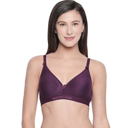 Buy Bodycare B, C & D Cup Perfect Coverage Bra In 100% Cotton-Pack Of 2 -  Purple Online