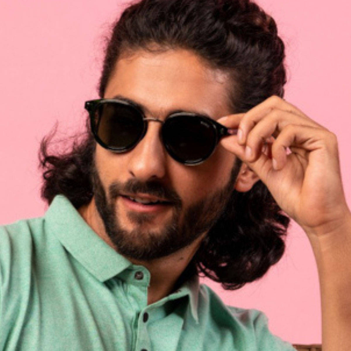 Enrico Darcy Full Rim Silver Round Sunglasses For Unisex