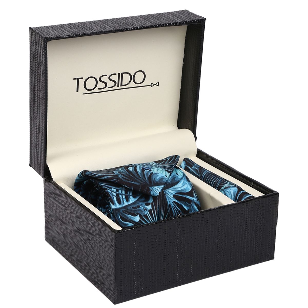 Tossido Printed Necktie & Pocket Square Giftset (tsdotiehanky29)