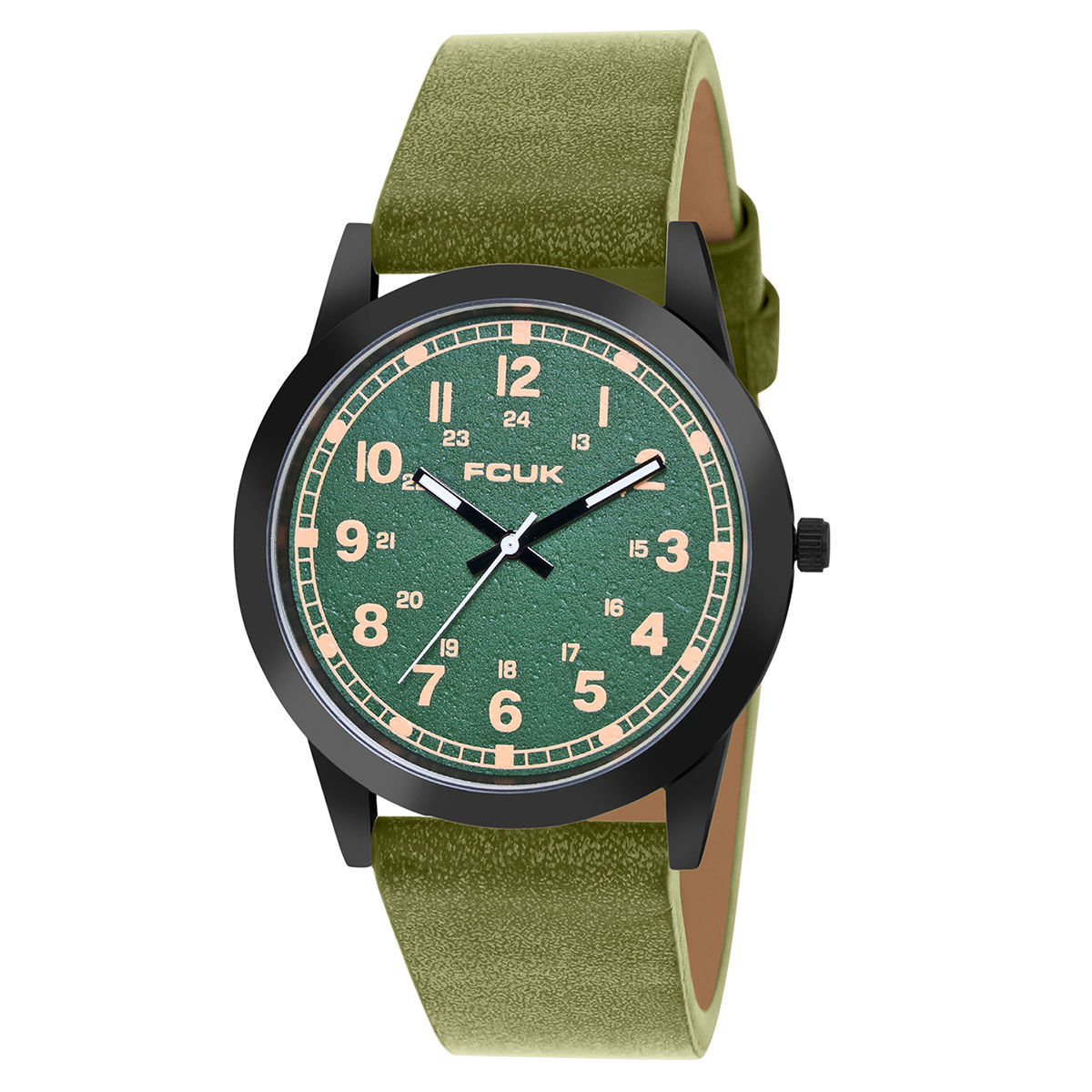 Buy Fcuk Green Dial Analog Watch For Men Fk00016d M Online 7957