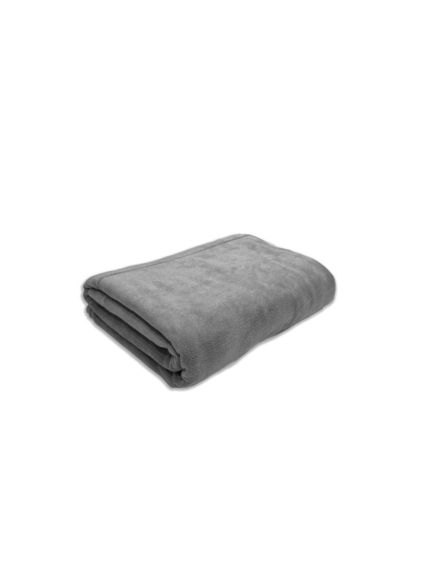 Black Gold Oversized Microfiber Bath Towel Soft, Quick Dry & Absorbent Grey