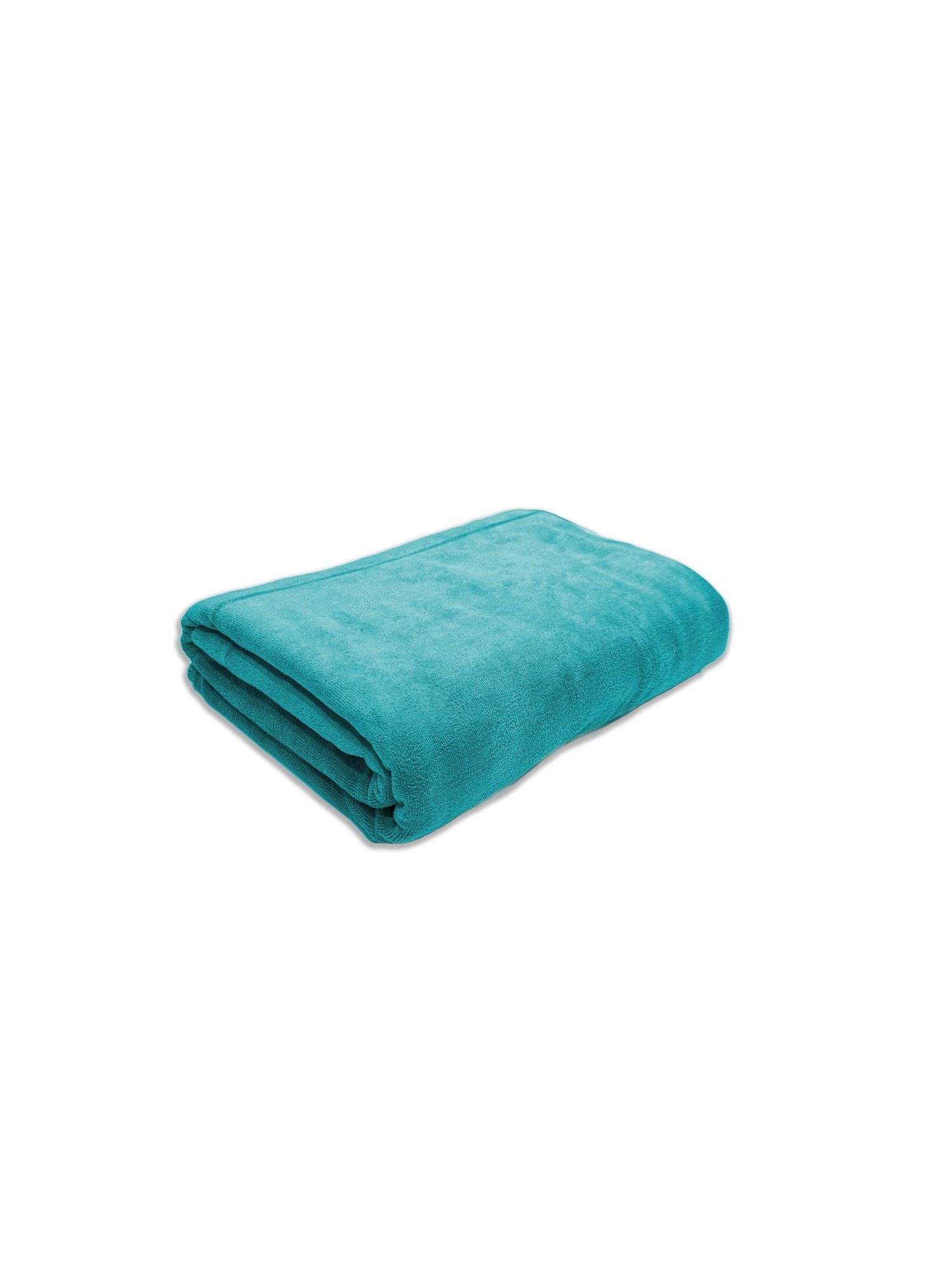 Black Gold Oversized Microfiber Bath Towel Soft, Quick Dry & Absorbent Teal