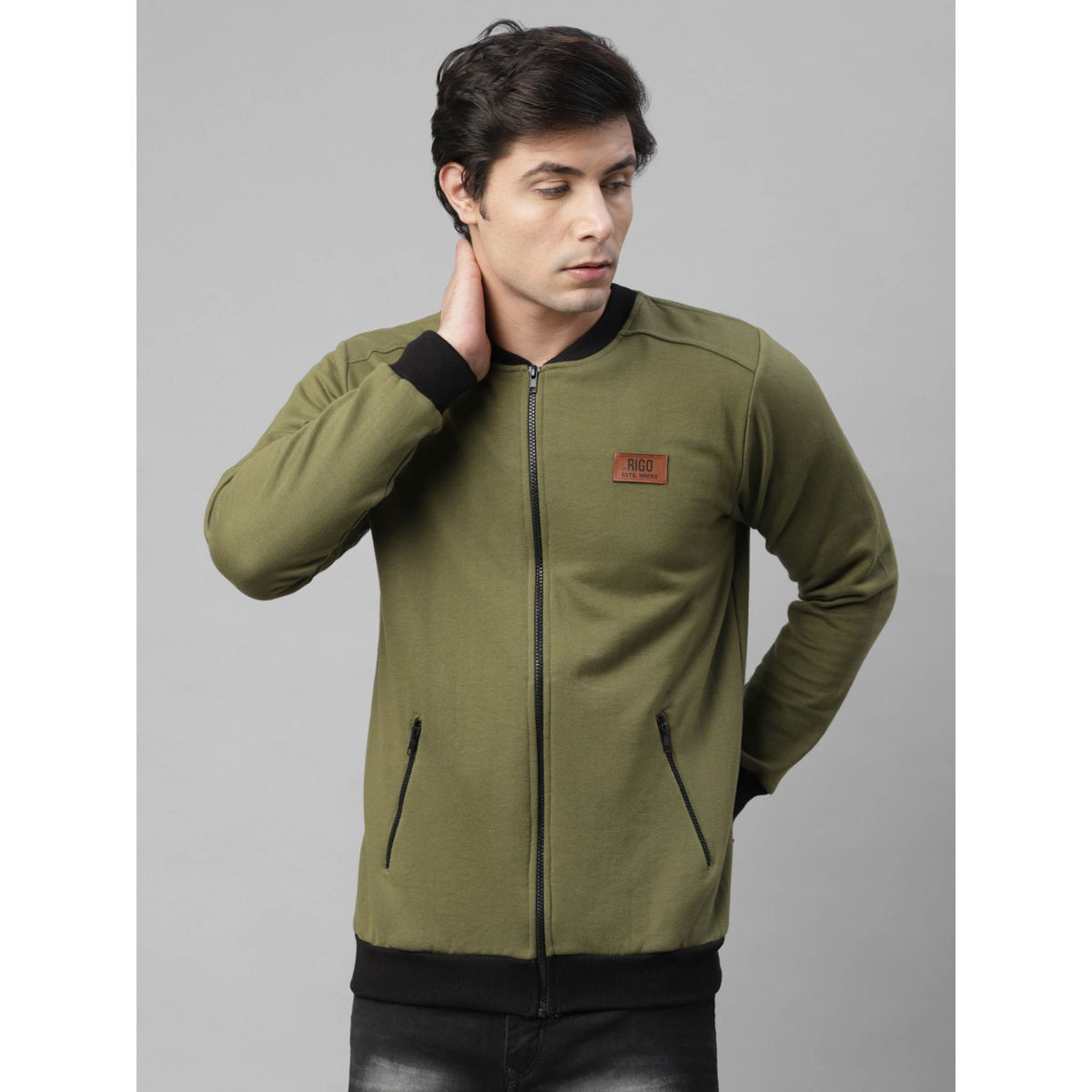 Rifle Verde Polyester Men's Jacket main image 1