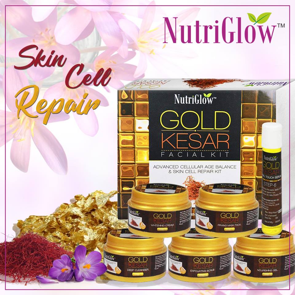 gold kesar facial kit