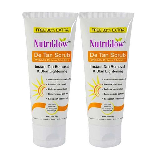 Nutriglow De Tan Scrub With Free 30 Extra Pack Of 2 Buy Nutriglow De Tan Scrub With Free 30 Extra Pack Of 2 Online At Best Price In India Nykaa nutriglow de tan scrub with free 30 extra pack of 2