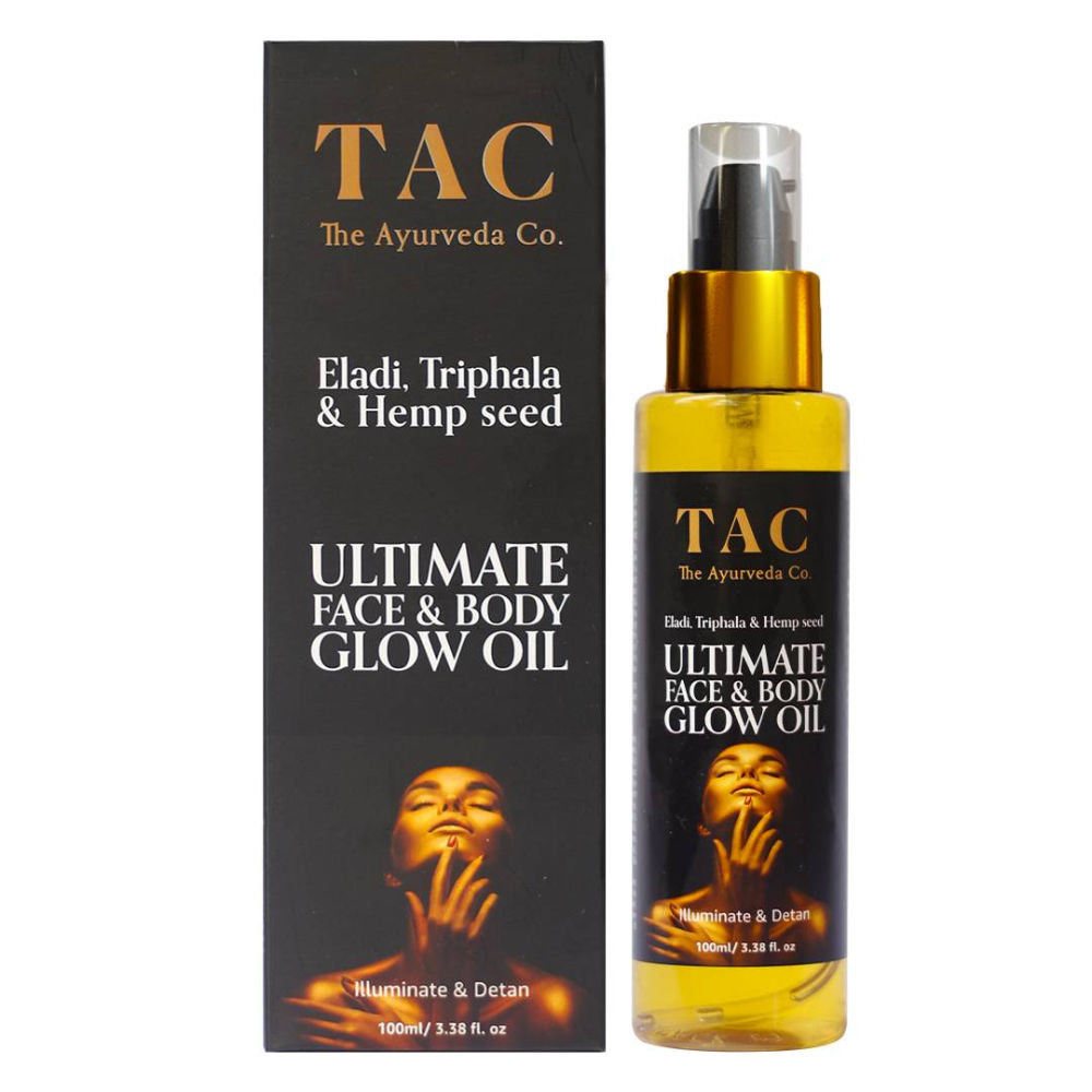 TAC - The Ayurveda Co. Nalpamaradi Body Glow Oil With Coconut Oil For Skin Brightening & Glowing