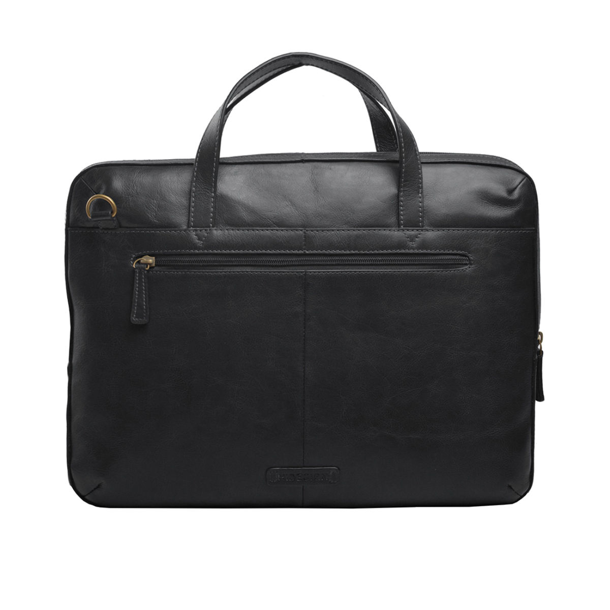 Hidesign Black Leather Shoulder/Laptop Bag 18" x 12" x 3"  MC9 | eBay