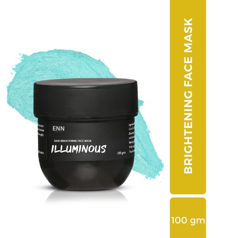 ENN Illuminous Skin Brightening Face Mask + Scrub with Ground rice powder, Kaolin Clay