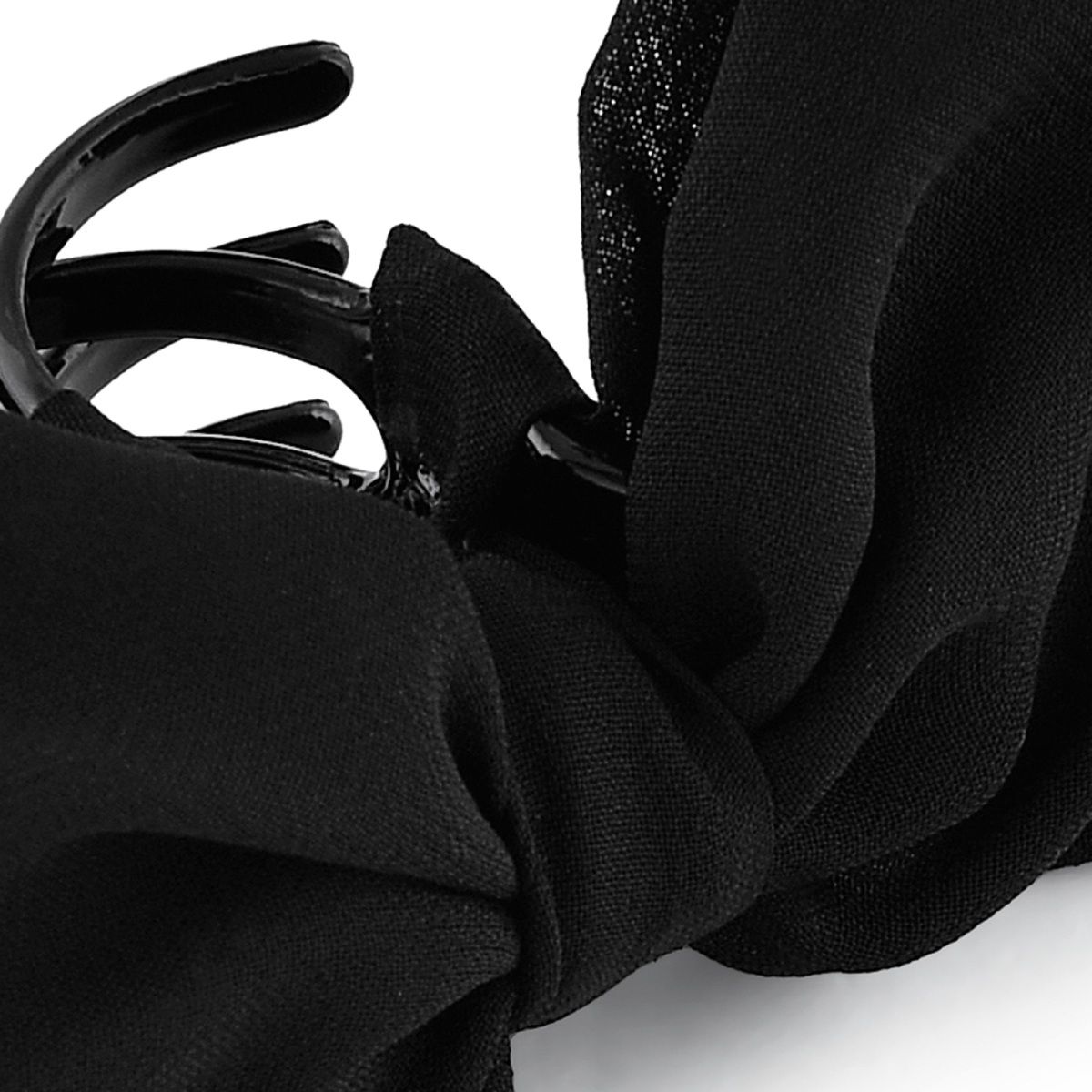 Accessorize London Women's Black Fabric Bow Hair Claw Clip Buy