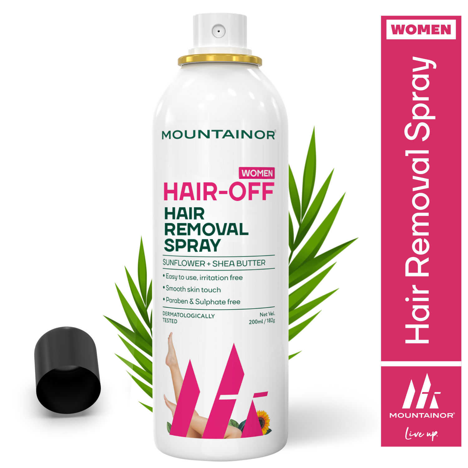 MOUNTAINOR Hair Removal Spray for Women Removes Hair for Arms, Legs & Under arms Buy