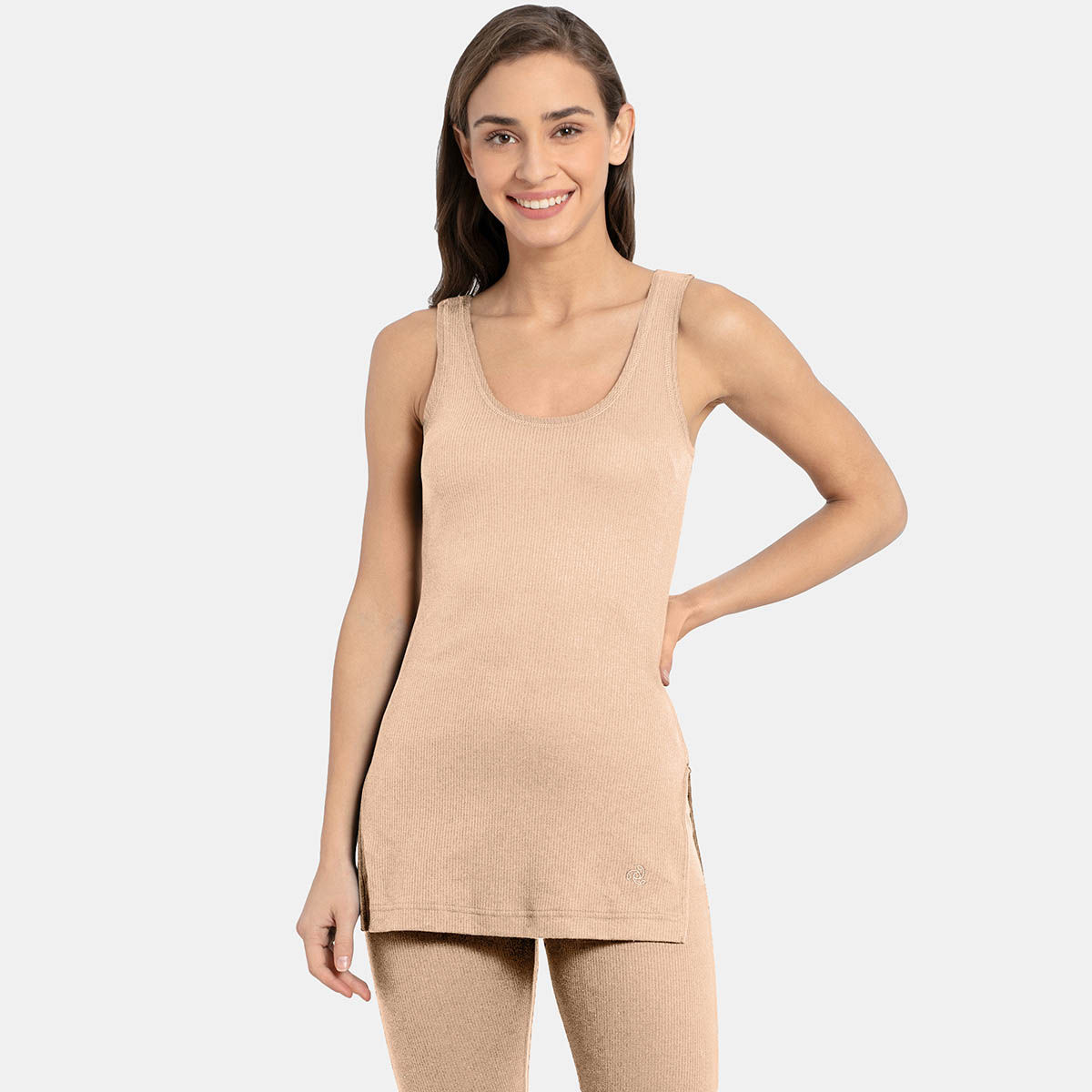 JOCKEY LADIES THERMAL CAMISOLE 2500- LOW NECK DESIGN- SNUG TAILORED FIT-  LONG