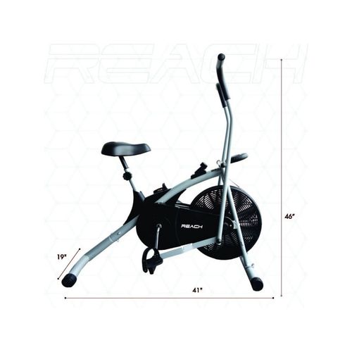 Reach Air Bike Exercise Home Gym Cycle Best Cardio Fitness Machine for  Weight Loss (AB-90)
