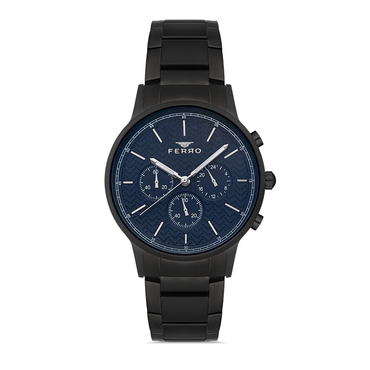 Buy Ferro Chronograph Blue Round Dial Mens Watch - Fm11151A-V3 Online