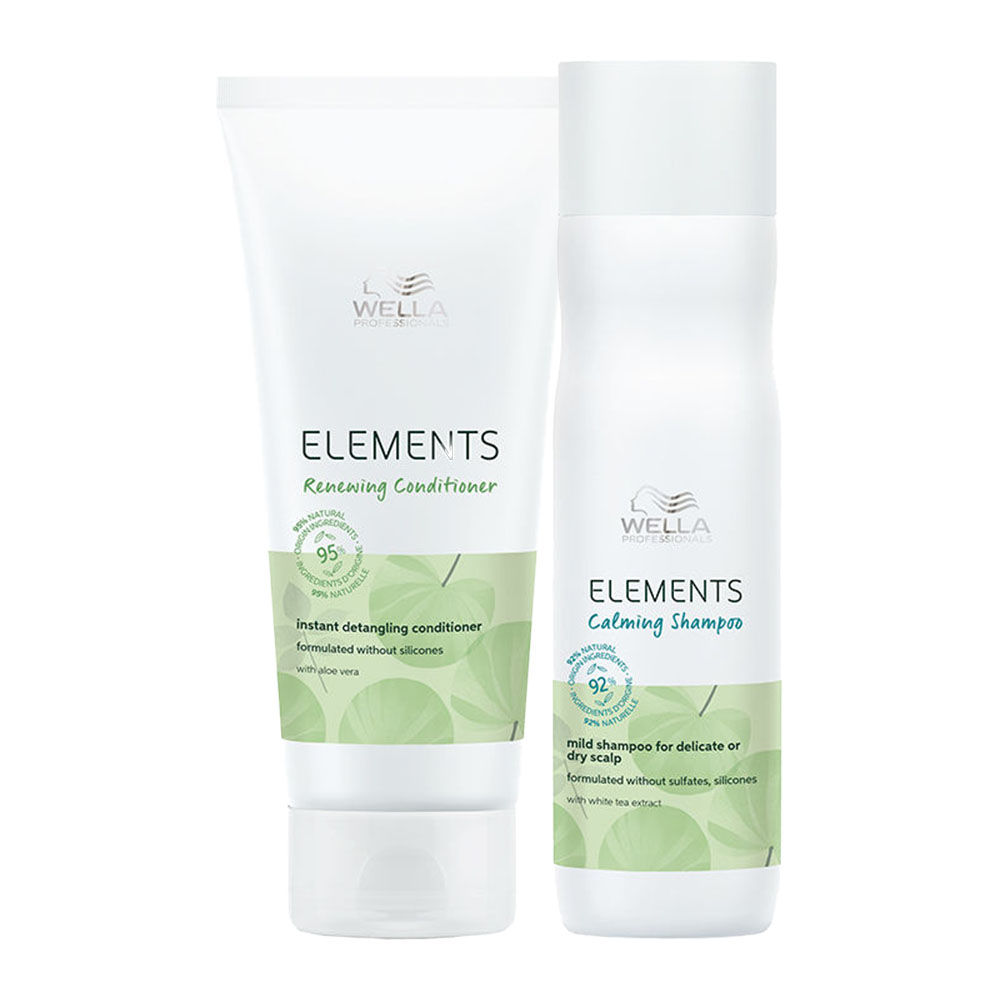 Wella Professionals Elements Calming Shampoo And Renewing Conditioner