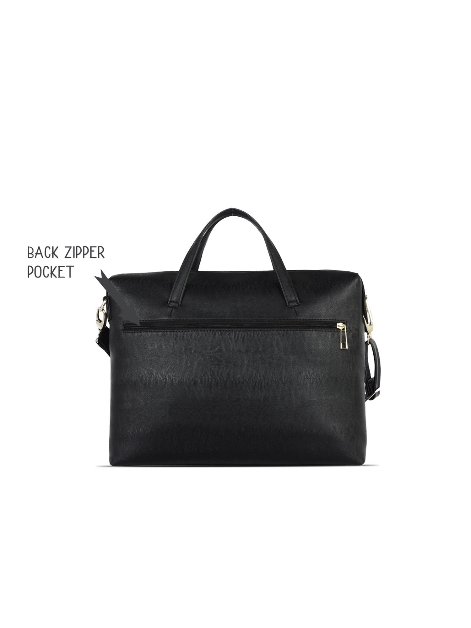 Baggit Exide Black Large Laptop Bag Buy Baggit Exide Black Large