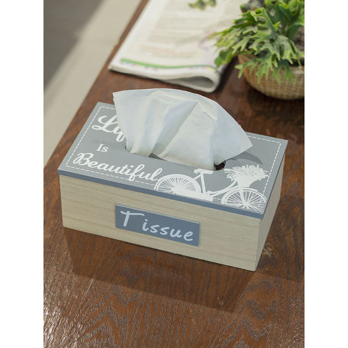 Exquisite Grey Tissue Holder Box