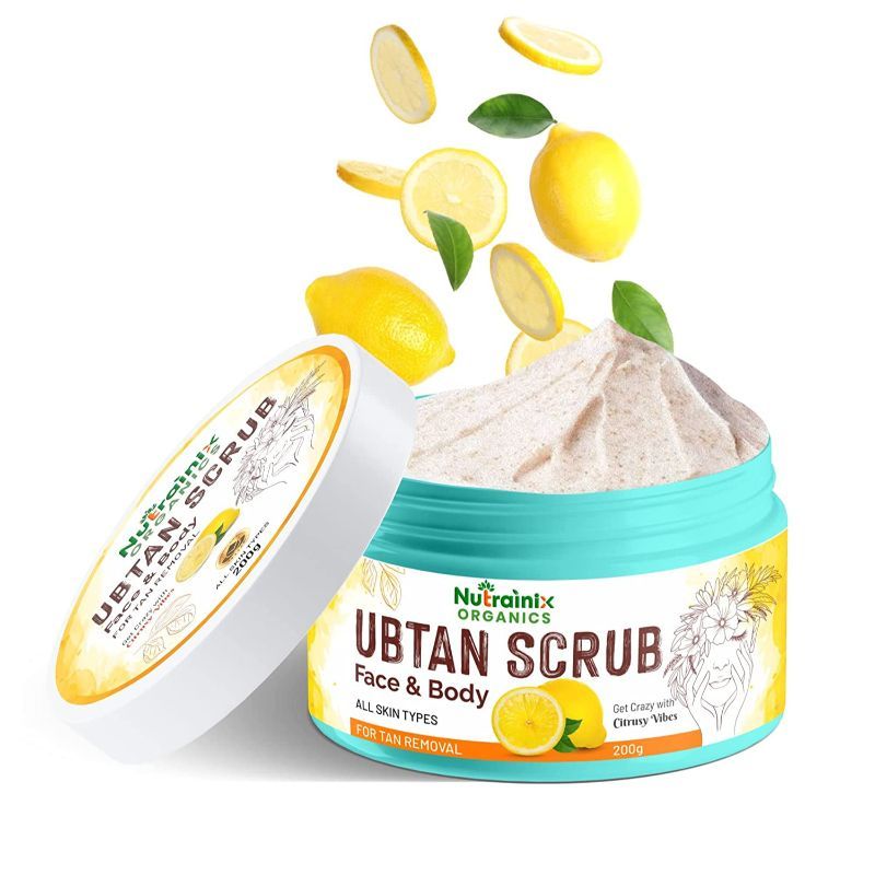 Buy Nutrainix Organics Ubtan Body Polishing Scrub Reduces Cellulite And