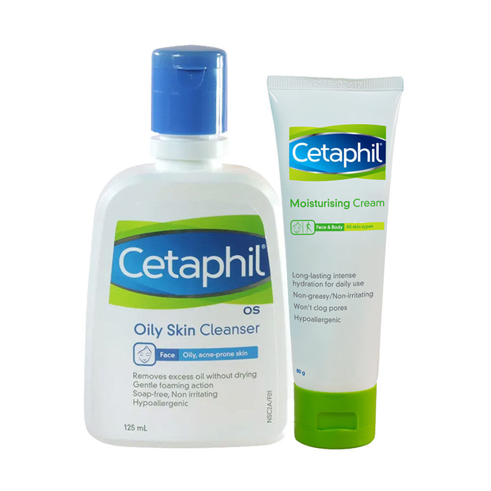 Cetaphil Oil Skin Cleansing & Moisturizing Combo