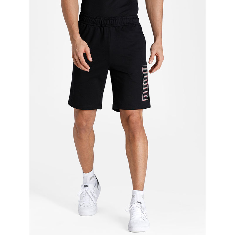 Puma Men's Graphic 17 Men's Black Casual Shorts (XL)