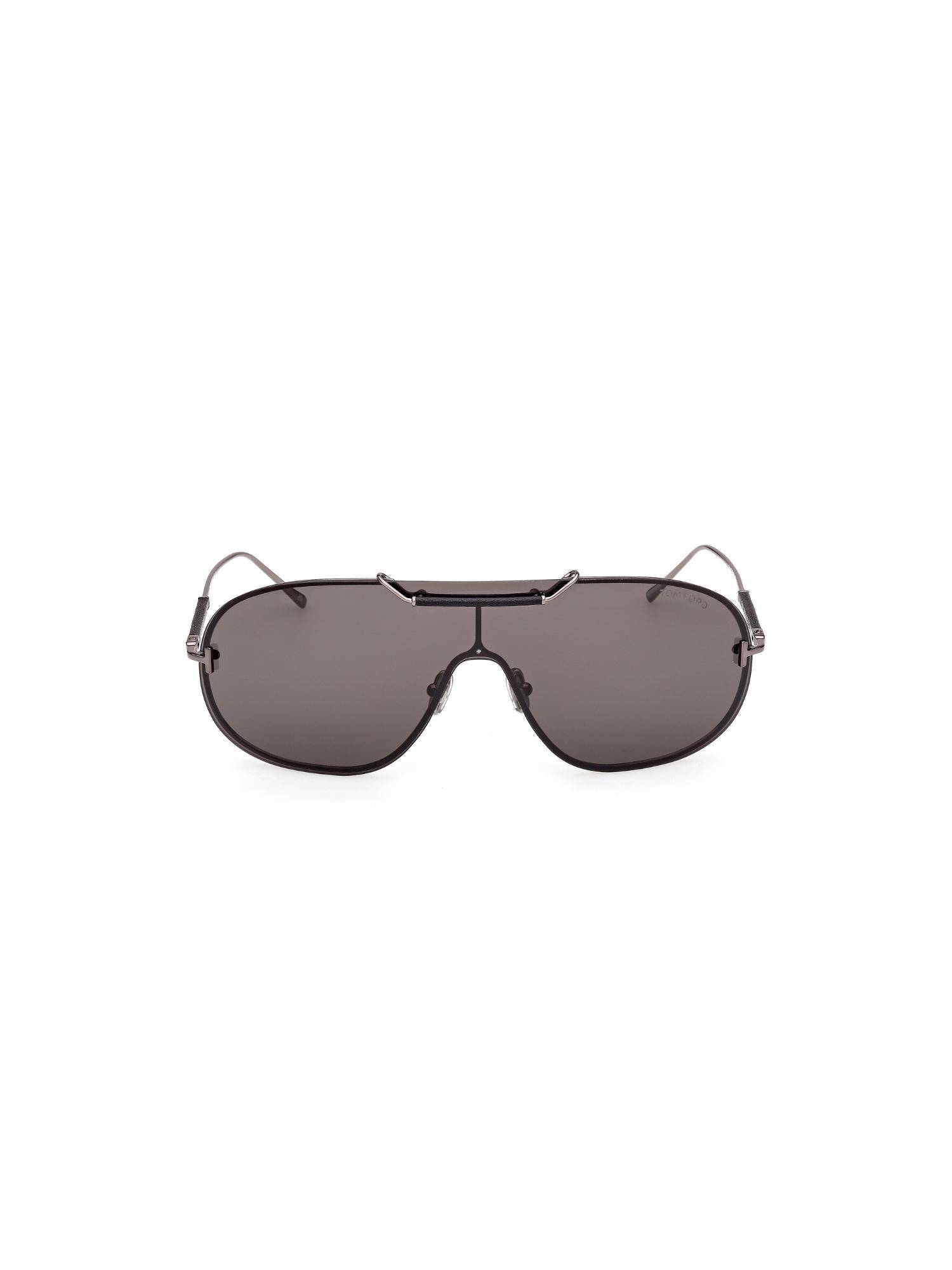 Tom Ford Unisex Metal Grey Lens Sunglasses - FT1309 00 08A