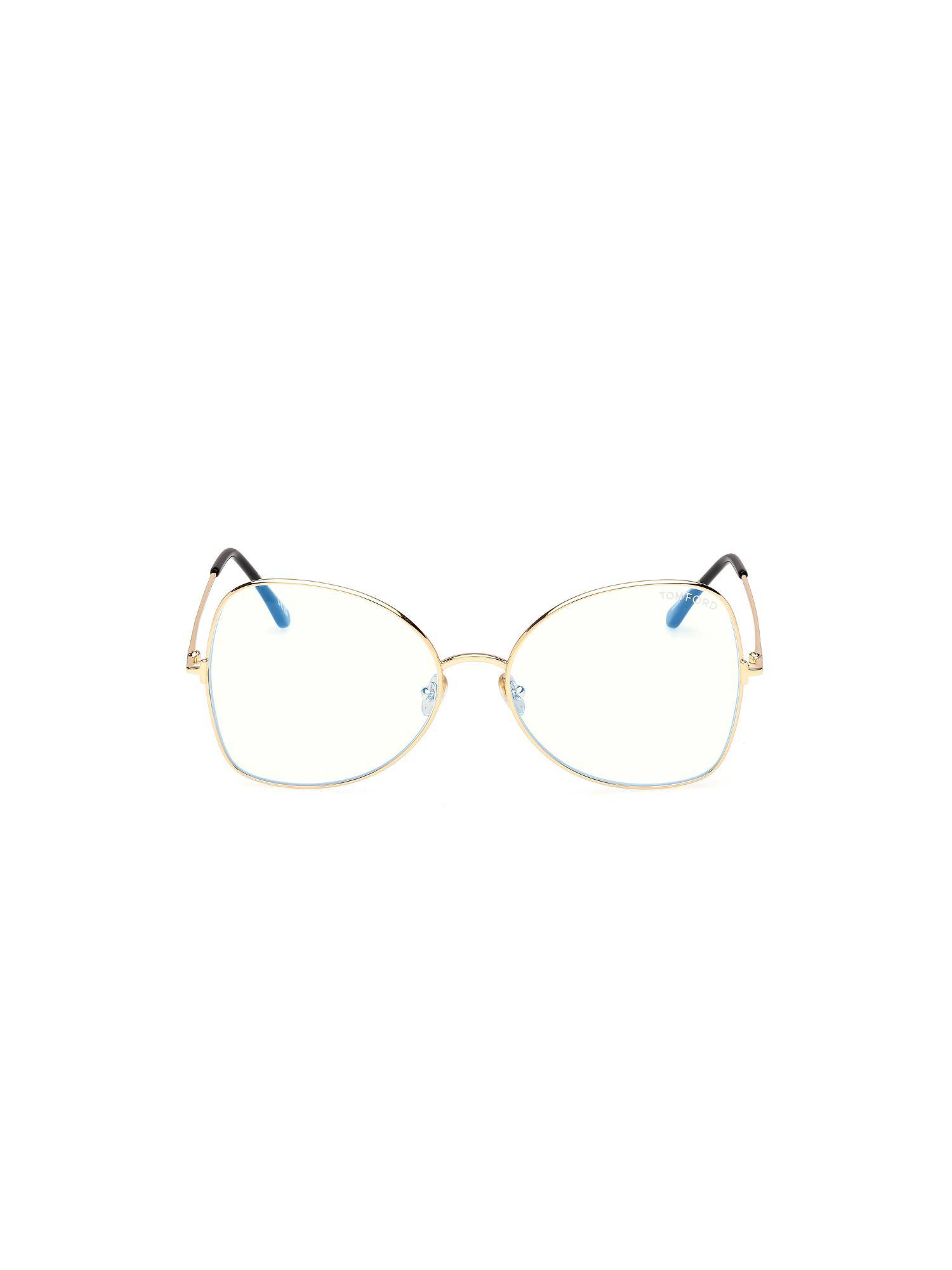 Tom Ford Women Metal Gold Eyeglass Frame - FT6049-B 60 030 (60)