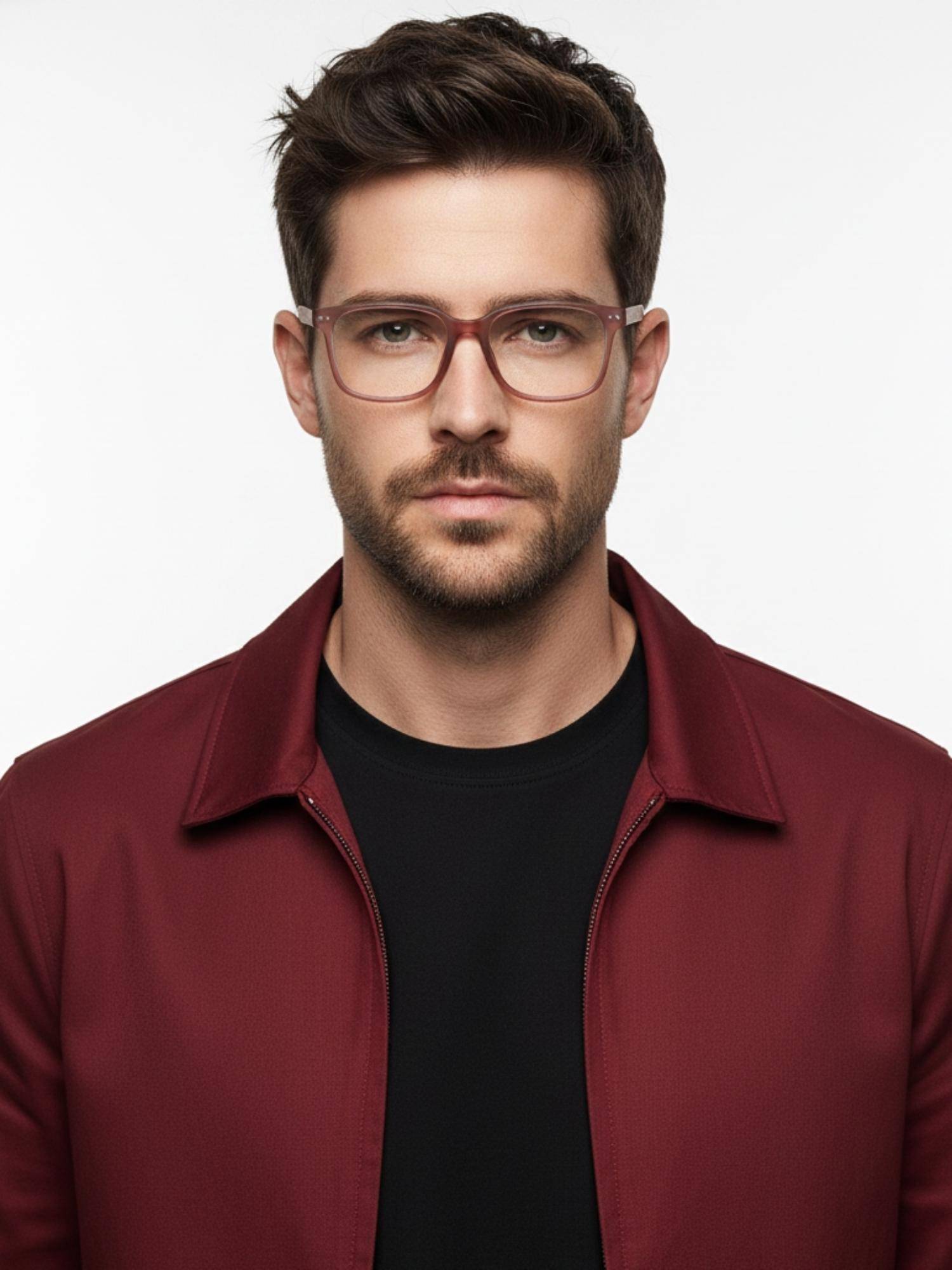 HASHTAG EYEWEAR Unisex Nexeye Red Full Rim Rectangle Computer Glasses (53)