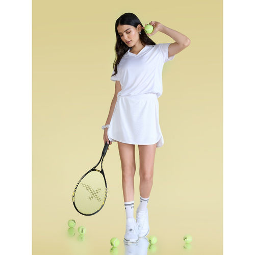 Buy Kica Airy Swing Skort With Inner Shorts For Sports White Online