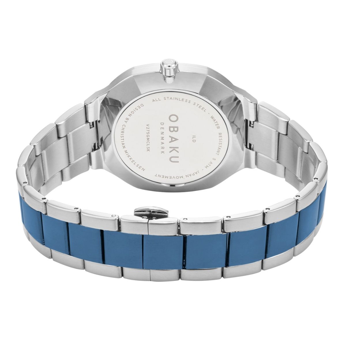 Buy Obaku Ild Blue steel Multifunction Blue Octagon Dial Men Watch