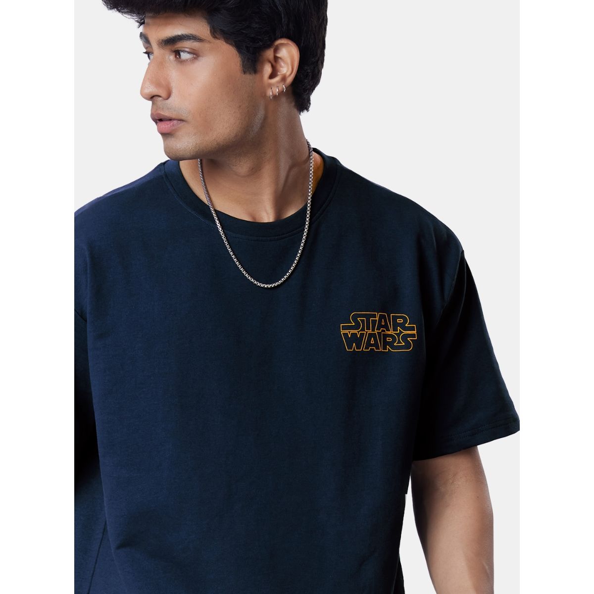 Maglietta Oversize Donna Cotton Soul Star Wars Darth Vader – Cotone, Scollo Rotondo, Licenza Ufficiale, Nera