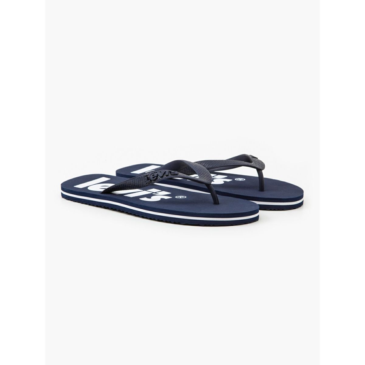 Buy Levi s Mens Dixon Poster Navy Blue Printed Flipflops Online