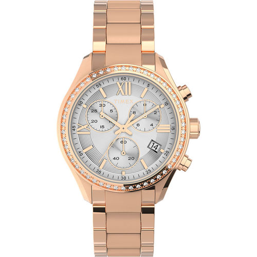Timex Trend White Dial Women Chronograph Watch Tw2V57900 (M)