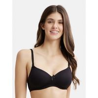 Buy Rosaline Everyday Double Layered Non Wired Medium Coverage T-Shirt Bra  - Violet Tulip online