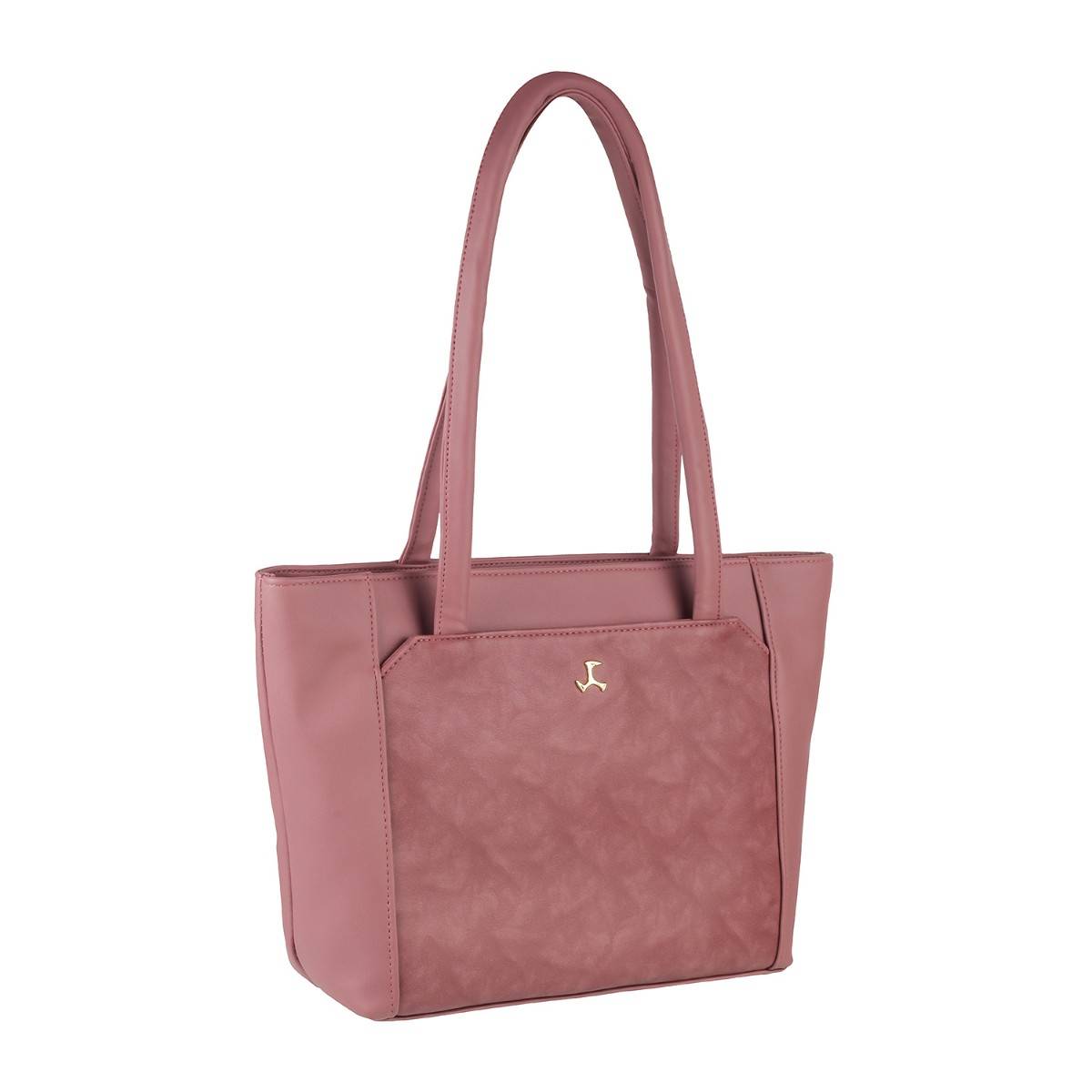 Mochi Solid-Plain Pink Handbag