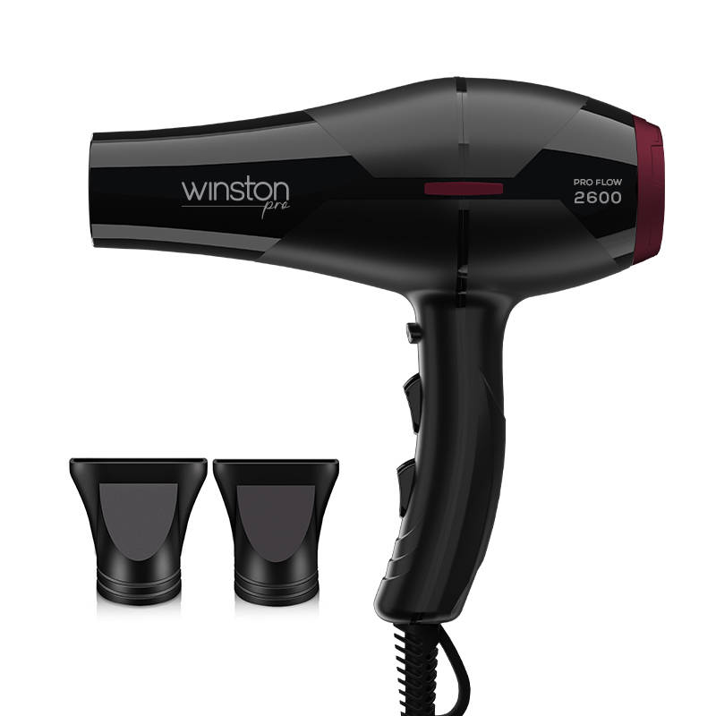 Winston Pro Flow 2600 Watt Hair Dryer with 3 Heat, 2 Speed Settings & 1 Cool Shot, All Hair Types