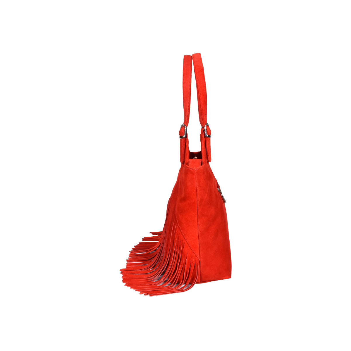 Buy Sassora Red Premium Suede Leather Women Fringe Shoulder Buy Sassora Red Premium Suede Leather Women Fringe Shoulder