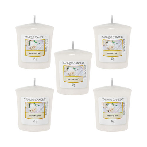 Yankee Candle Classic Votive Wedding Day Scented Candles Pack Of 5 Buy Yankee Candle Classic Votive Wedding Day Scented Candles Pack Of 5 Online At Best Price In India Nykaa