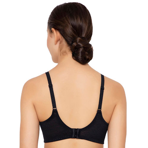 Wacoal Back Appeal Non-Padded Non-Wired Full Coverage Full Support Everyday  Comfort Bra-Black (34D)