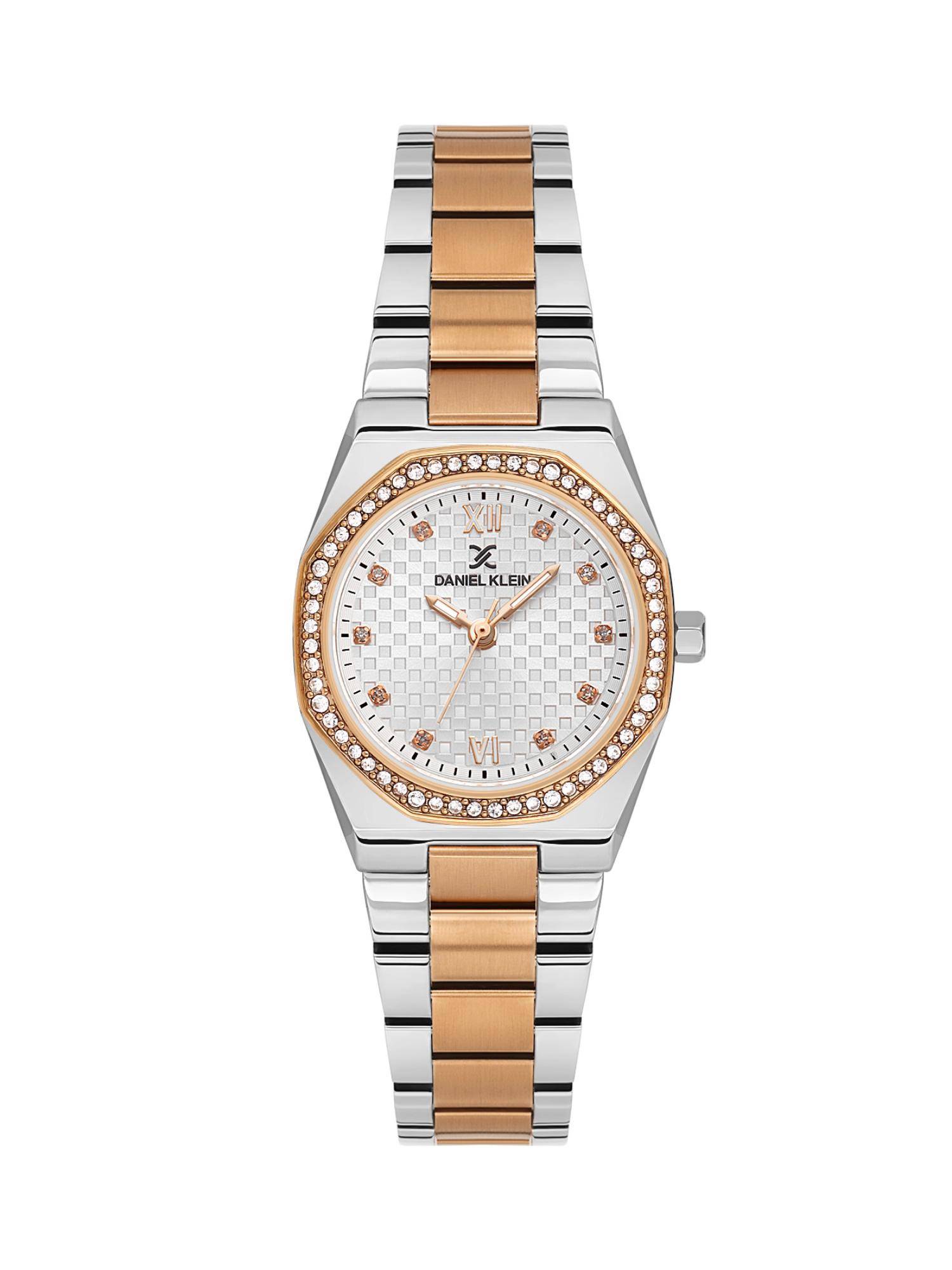 Daniel Klein Women Sleek & Stylish Premium Design Silver Dial Analog Watch - DK.1.14099-6 (M)
