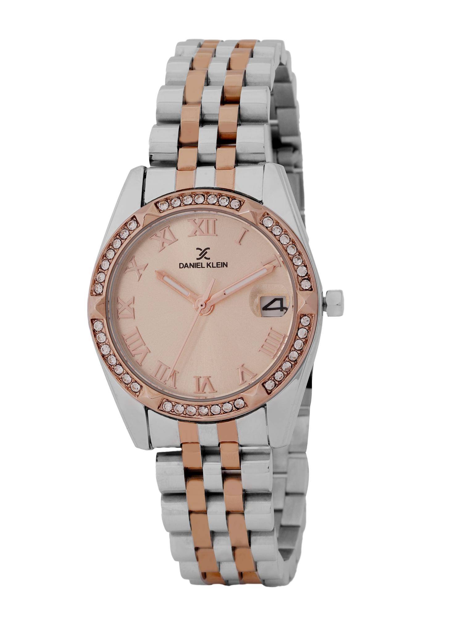 Daniel Klein Women Premium Design Rose Gold Dial Analog Watch - DK.20.10002-2 (M)