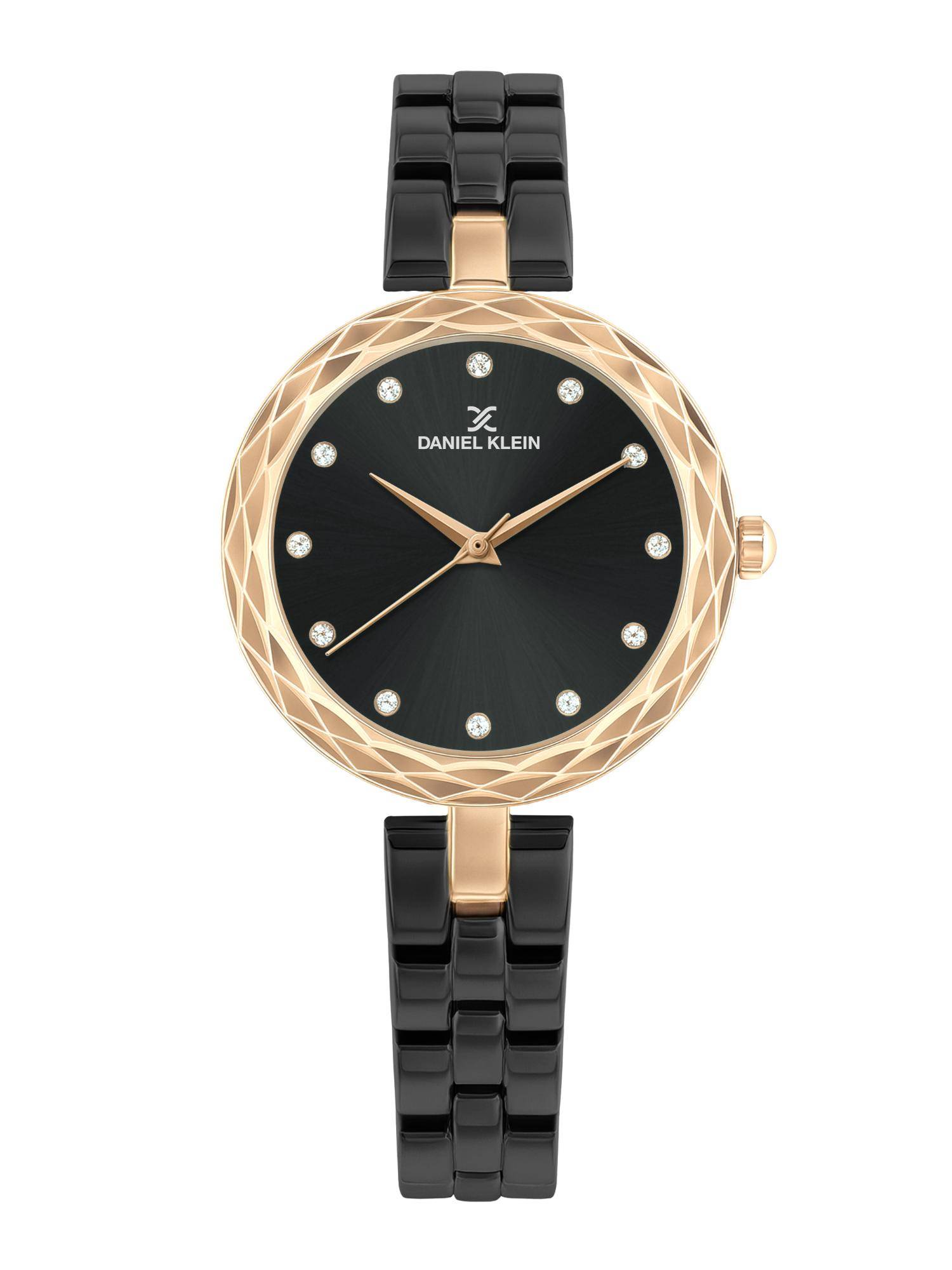Daniel Klein Women Premium Design Black Dial Analog Watch - DK.20.10004-5X6 (M)