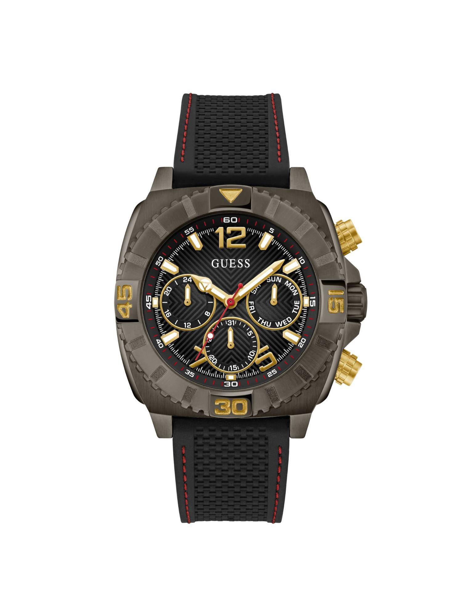 Guess Men Sport Black Dial Analog Watch - GW0801G2 (M)