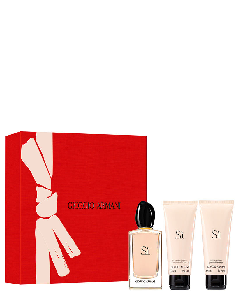 Giorgio Armani Si EAU De Parfum Pour Femme And Shower Gel With Body Lotion