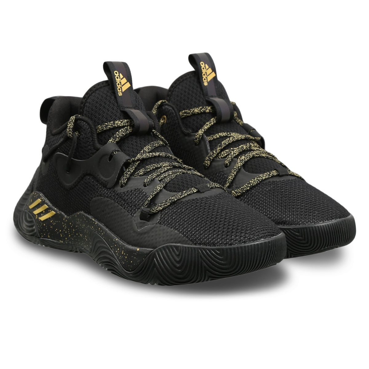adidas Harden Stepback 3 Black Basket Ball Shoes (UK 6)