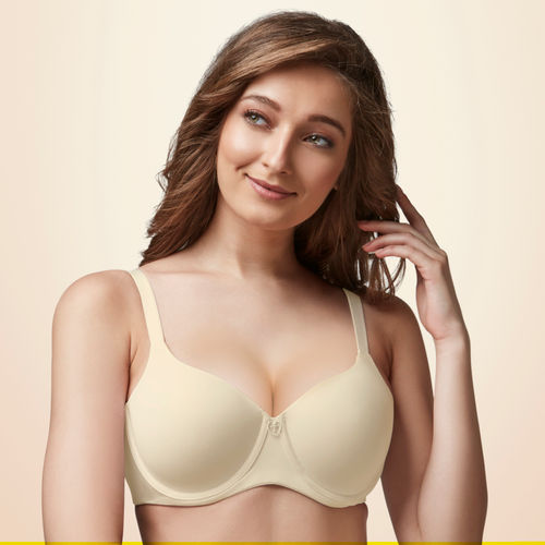 Buy Trylo D.e.light Woman Soft Padded Wired Full Cup Bra - Nude Online