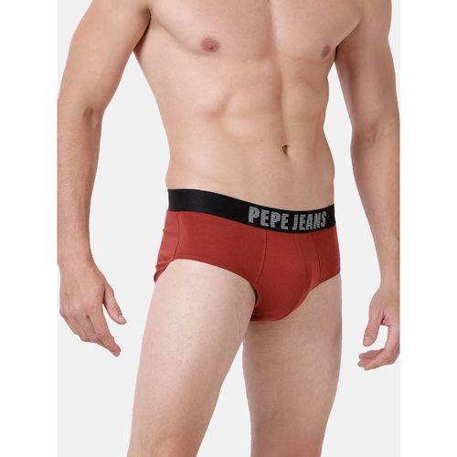 Buy Pepe Jeans Men's Briefs - Maroon Online