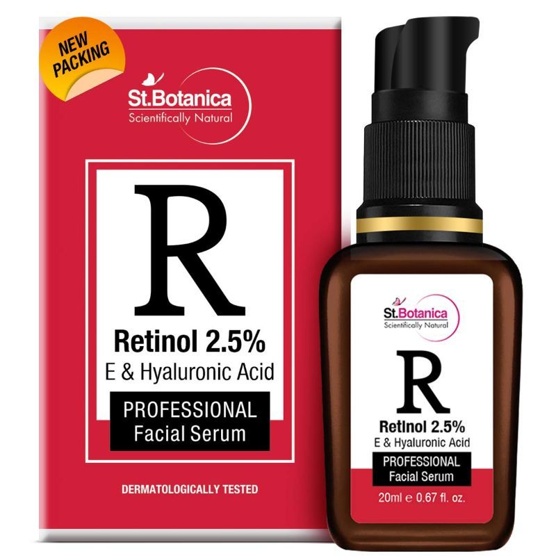 St.Botanica Retinol 2.5% + E & Hyaluronic Acid Professional Facial Serum