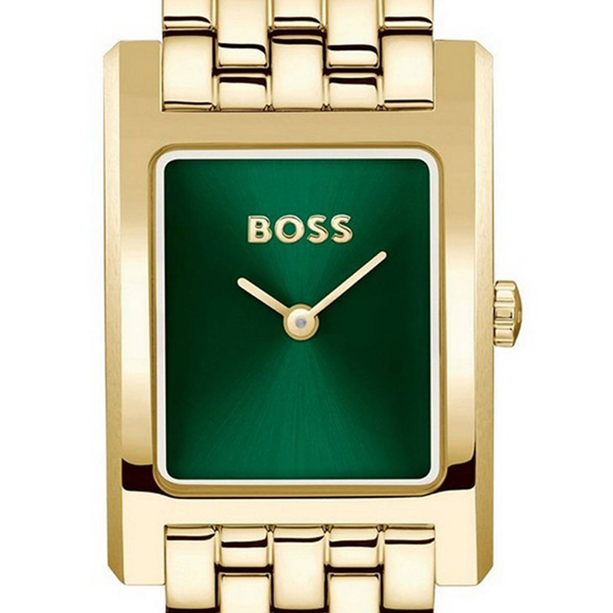 Buy Boss Women Lucy Qtm Green Rectangular Dial Analog Watch - 1502785 ...