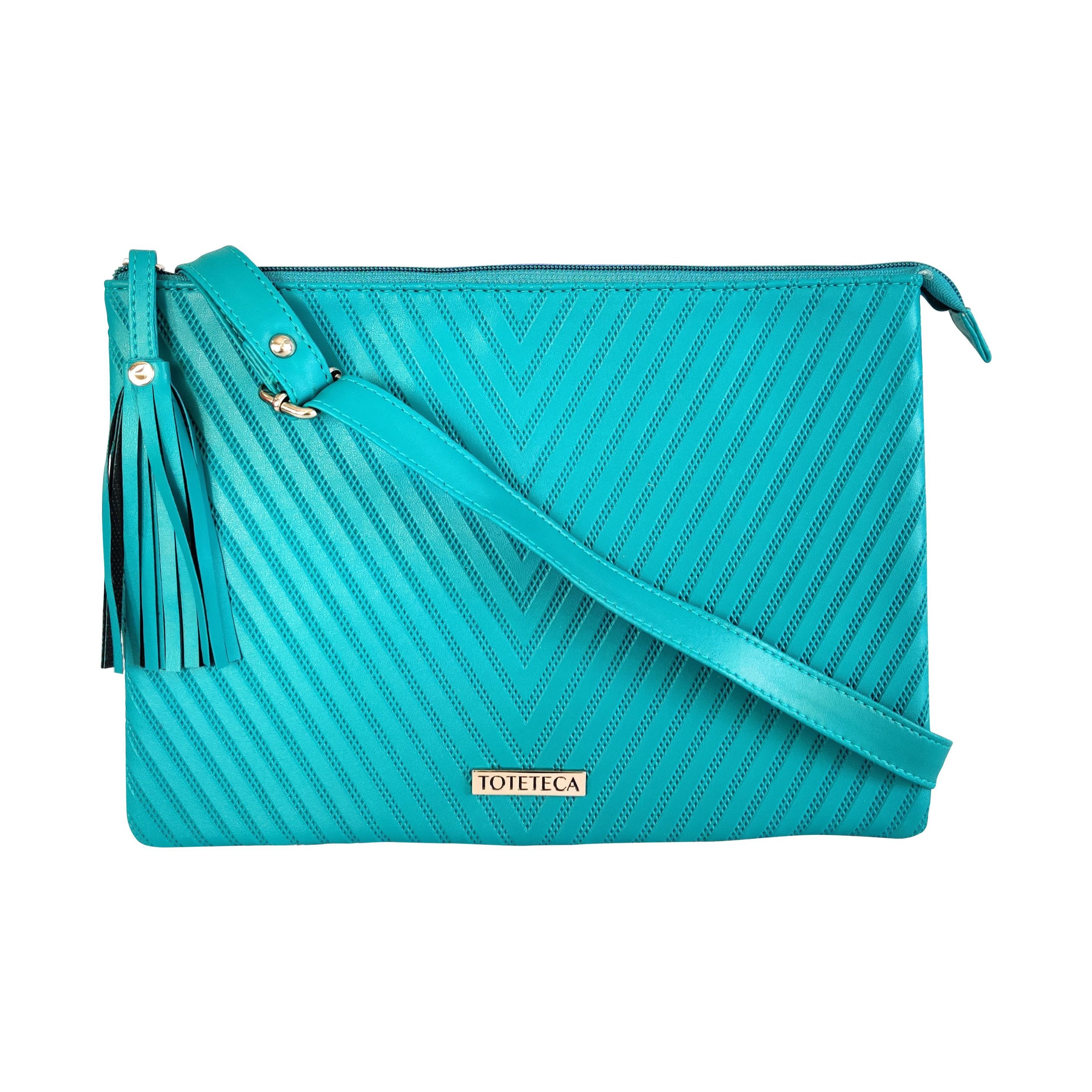 Buy Toteteca Vision Sling Bag Turquoise Online